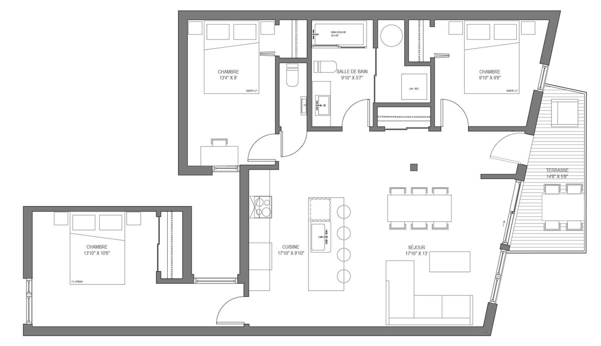 Appartement / Condo - 5995 Rue Hamilton, Montréal (Le Sud-Ouest)